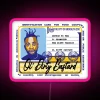 Rapper neon RGB pink sign display.