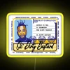 Rapper Neon Sign with Vibrant RGB Colors
