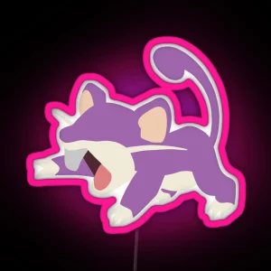 Rat Minimalist RGB Neon Sign