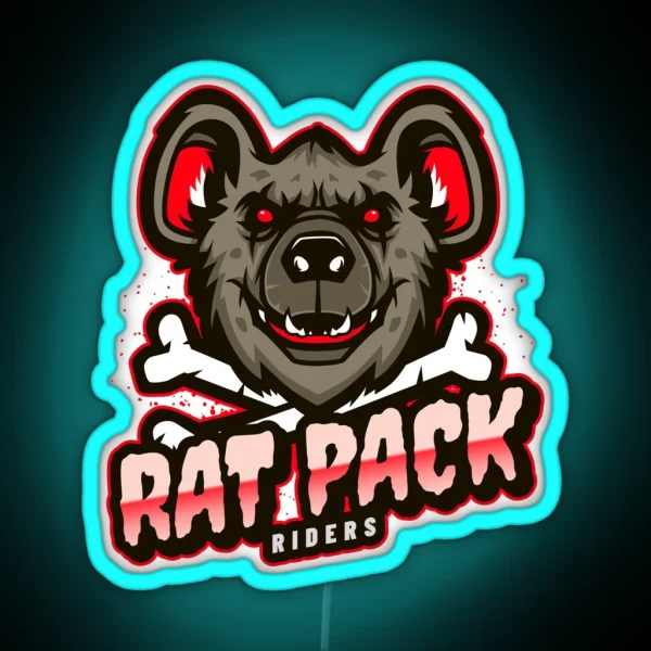 Rat Pack Crew RGB Neon Sign