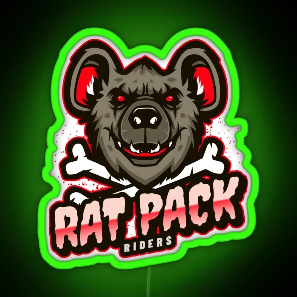 Rat Pack Crew RGB Neon Sign