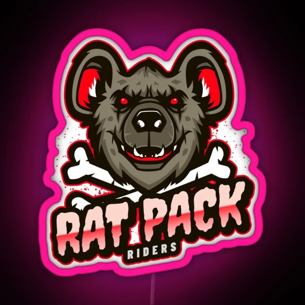 Rat Pack Crew RGB Neon Sign