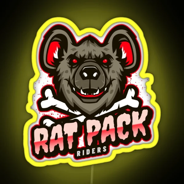 Rat Pack Crew RGB Neon Sign
