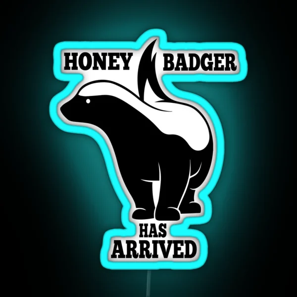 Ratel Fearless Honey Badger Arrival Cool RGB Neon Sign