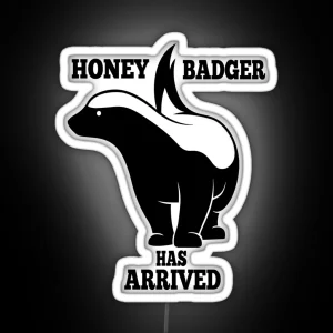 Ratel Fearless Honey Badger Arrival Cool Design For African Animal Lover RGB Neon Sign
