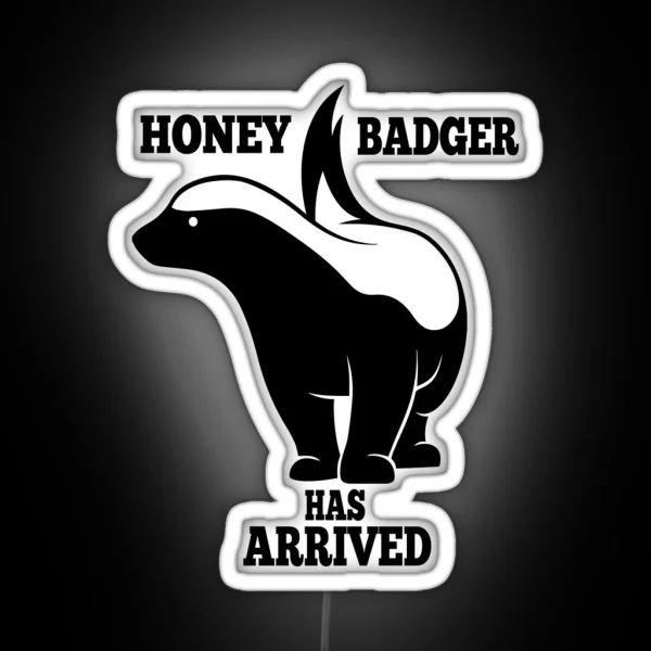 Ratel Fearless Honey Badger Arrival Cool RGB Neon Sign