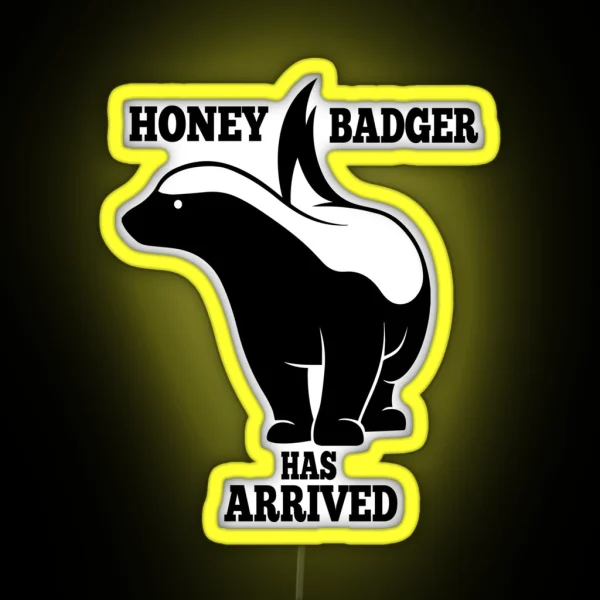 Ratel Fearless Honey Badger Arrival Cool RGB Neon Sign