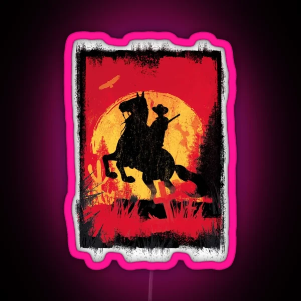 RDR Sunset RGB Neon Sign