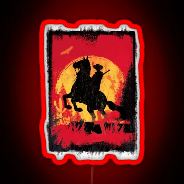 RDR Sunset RGB Neon Sign