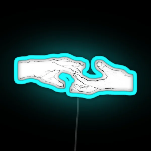 Reach Out RGB Neon Sign