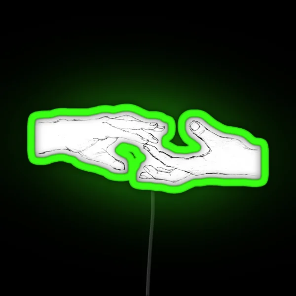 Reach Out RGB Neon Sign