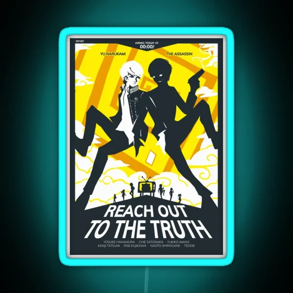 Reach Out To The Truth RGB Neon Sign