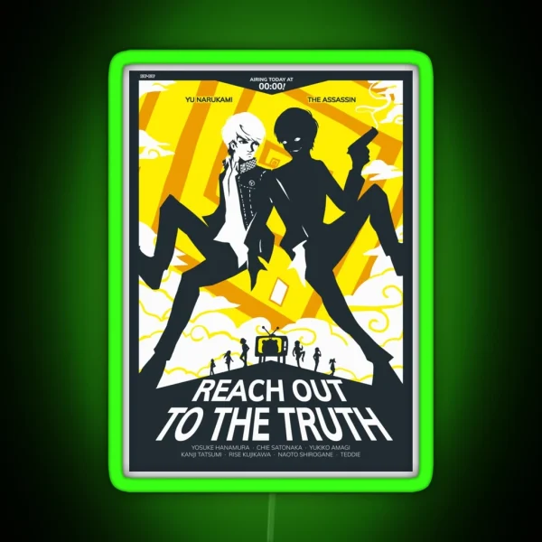 Reach Out To The Truth RGB Neon Sign