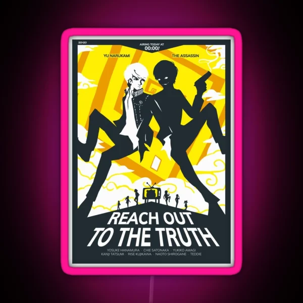 Reach Out To The Truth RGB Neon Sign