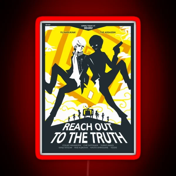 Reach Out To The Truth RGB Neon Sign