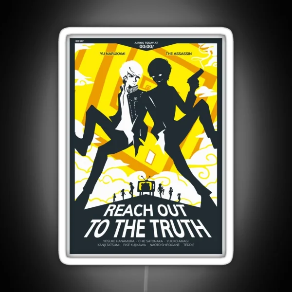 Reach Out To The Truth RGB Neon Sign