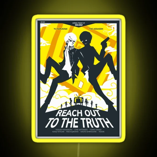 Reach Out To The Truth RGB Neon Sign