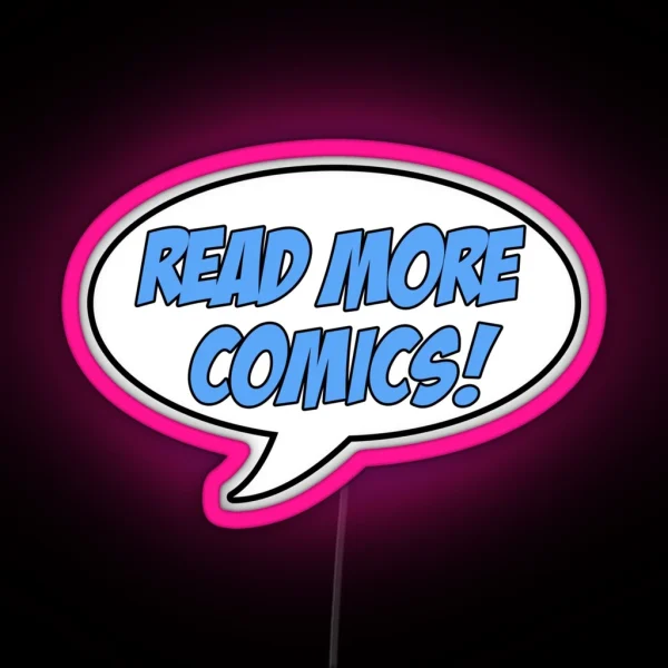 Read More Comics RGB Neon Sign