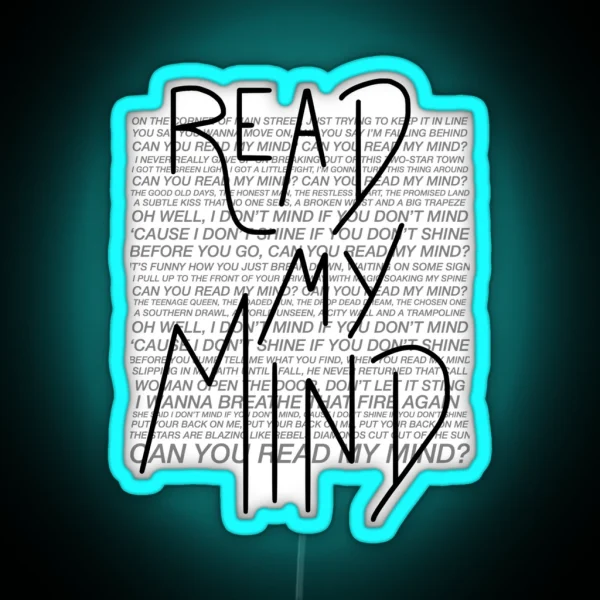 Read My Mind RGB Neon Sign