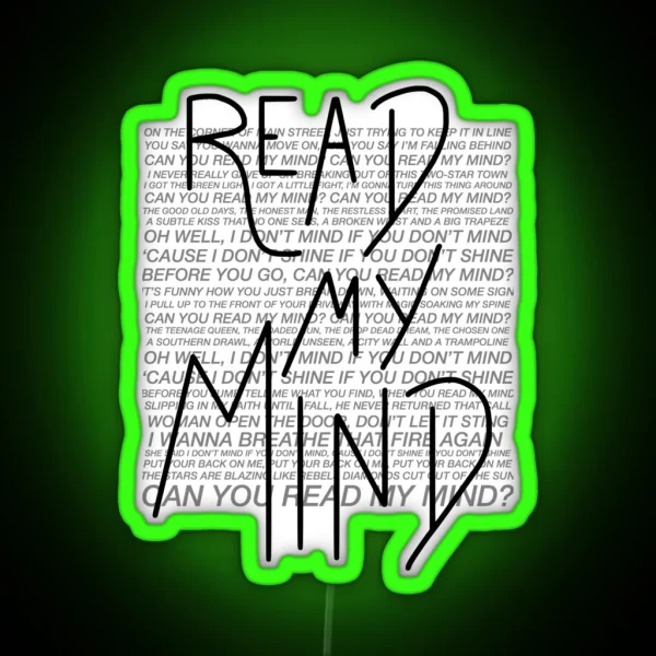 Read My Mind RGB Neon Sign