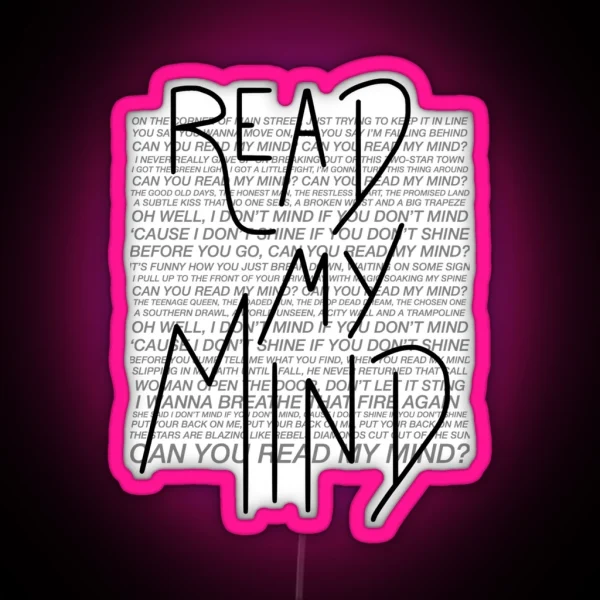 Read My Mind RGB Neon Sign