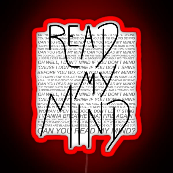 Read My Mind RGB Neon Sign