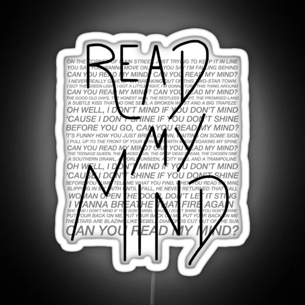 Read My Mind RGB Neon Sign