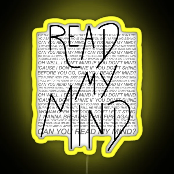 Read My Mind RGB Neon Sign