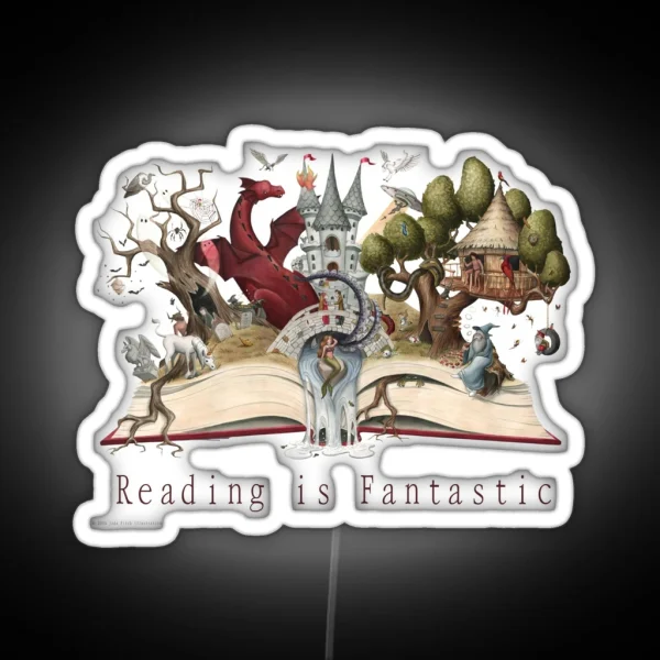 Reading Is Fantastic RGB Neon Sign