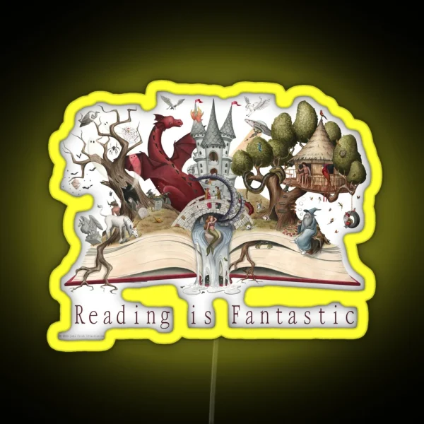 Reading Is Fantastic RGB Neon Sign