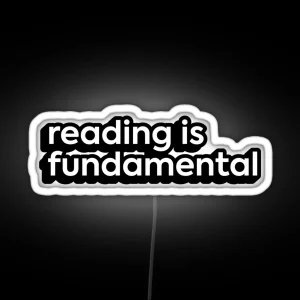 Reading Is Fundamental RGB Neon Sign