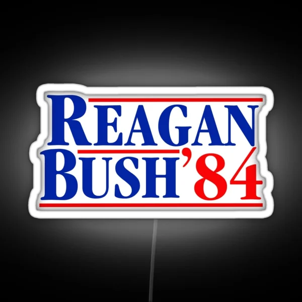 Reagan Bush 84 RGB Neon Sign