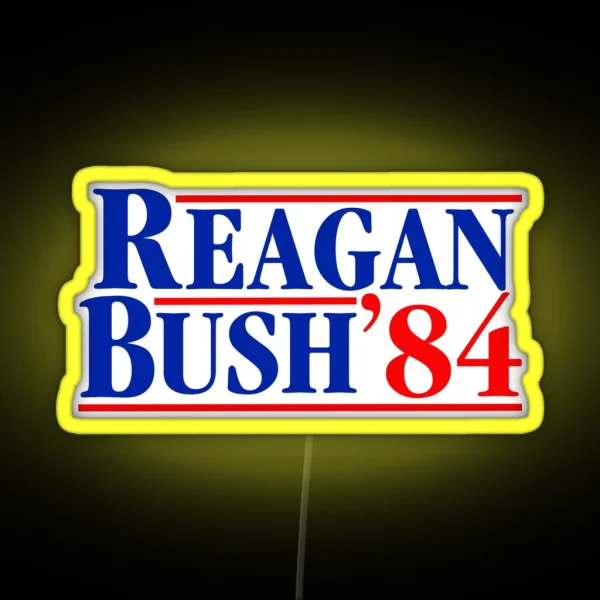 Reagan Bush 84 RGB Neon Sign