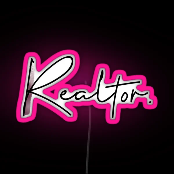 Real Estate Professional RGB Neon Sign
