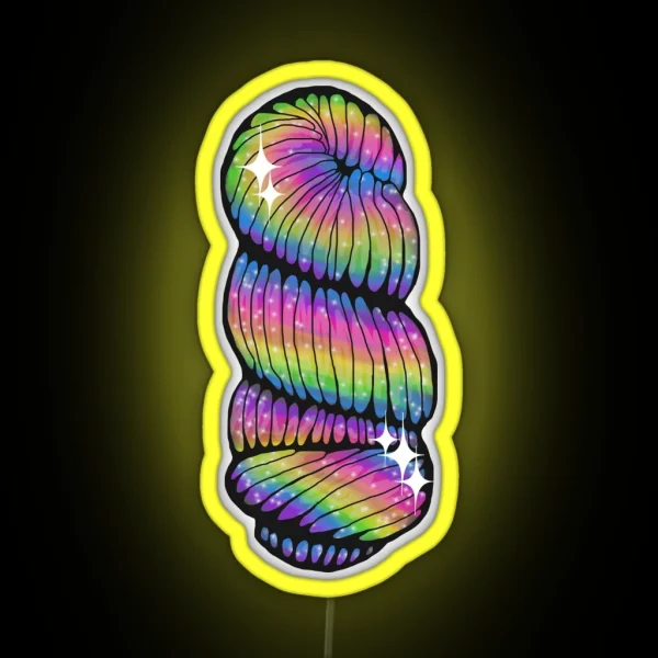 Really Epic Rainbow Skein Of Yarn RGB Neon Sign