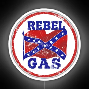 Rebel Gas RGB Neon Sign