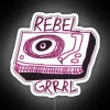 Rebel Grrrls with Record Player and RGB Neon Sign - Vibrant and Bold!
