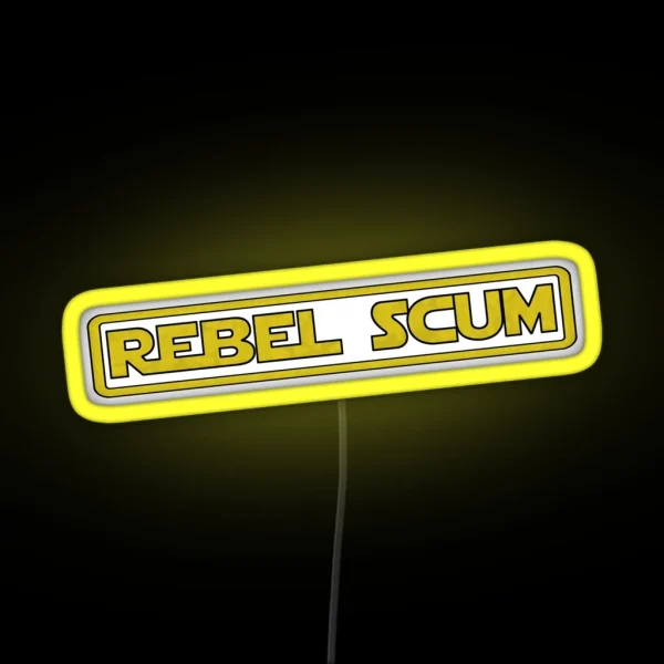 Rebel Scum RGB Neon Sign