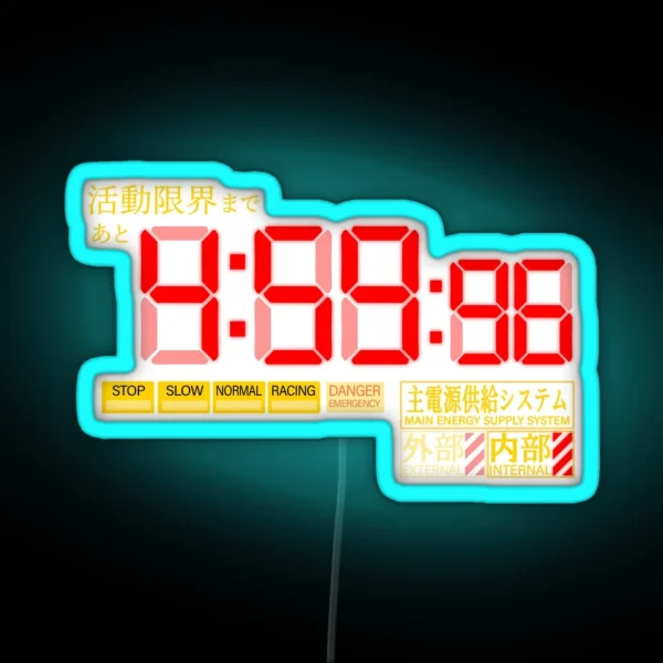 Rebuild Of Evangelion Activity Limit RGB Neon Sign