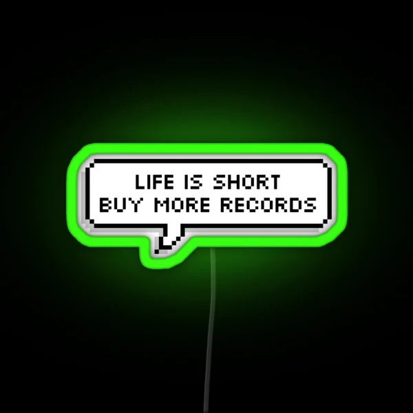 Records RGB Neon Sign