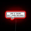 records rgb neon sign