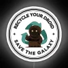 Recycle Your Droid! Save the Galaxy - Funny Sci-Fi RGB Neon Sign