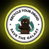 recycle your droid save the galaxy sci-fi funny rgb neon sign yellow