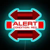 Red Alert Star Trek Beyond RGB Neon Sign Design