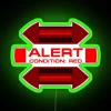 star trek and beyond rgb neon sign red alert status