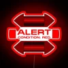 red alert star trek beyond rgb neon sign