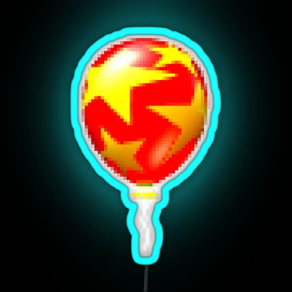 Red Balloon Sprite RGB Neon Sign