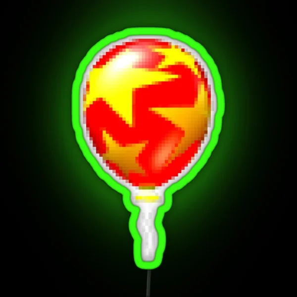 Red Balloon Sprite RGB Neon Sign