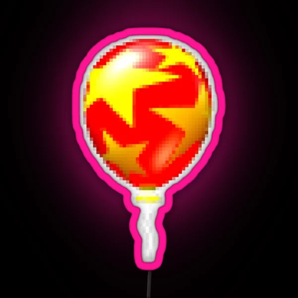 Red Balloon Sprite RGB Neon Sign