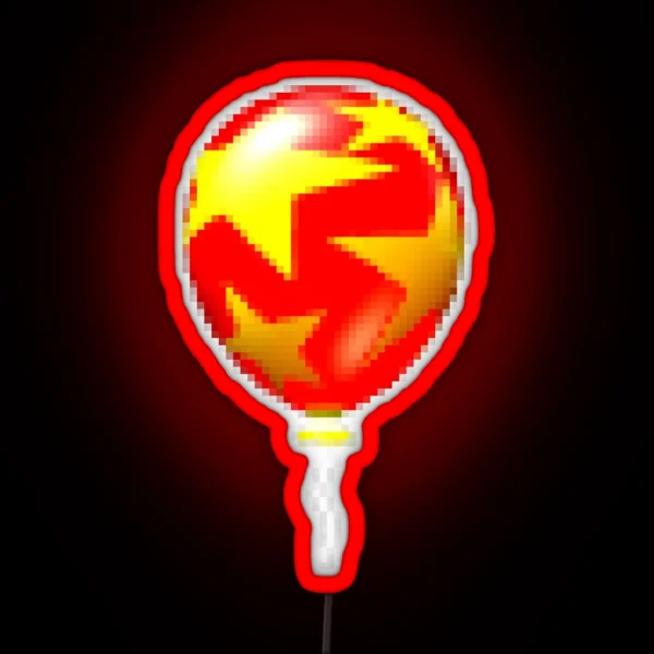 Red Balloon Sprite RGB Neon Sign